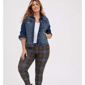 Pull-On Pixie Pant -Studio Ponte Outlander Tartan Torrid Size 3 Women's **NWT**